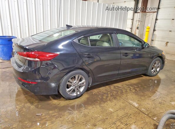 KMHD84LF2HU237381 2017 HYUNDAI ELANTRA Черный Задняя правая четверть