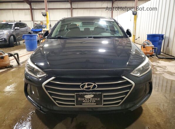 KMHD84LF2HU237381 2017 HYUNDAI ELANTRA Черный Вид спереди