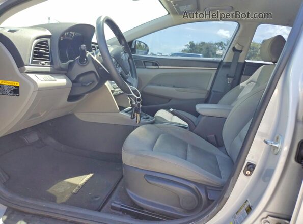 KMHD84LF2HU243360 2017 HYUNDAI ELANTRA Silver Vista interior delantera