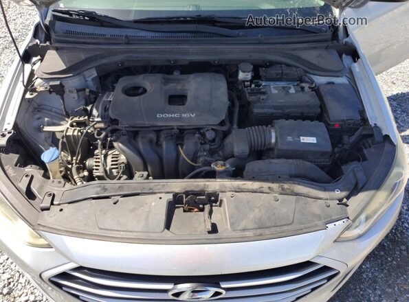 KMHD84LF2HU243360 2017 HYUNDAI ELANTRA Silver Vista interior trasera
