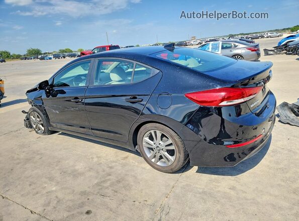 KMHD84LF2HU272518 2017 HYUNDAI ELANTRA Black Tył lewy
