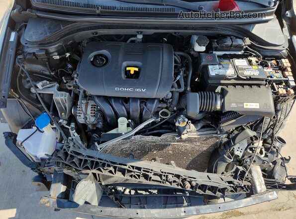 KMHD84LF2HU272518 2017 HYUNDAI ELANTRA Black Widok wnętrza z tyłu