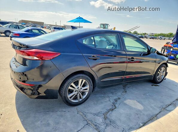 KMHD84LF2HU272518 2017 HYUNDAI ELANTRA Black Tył prawy