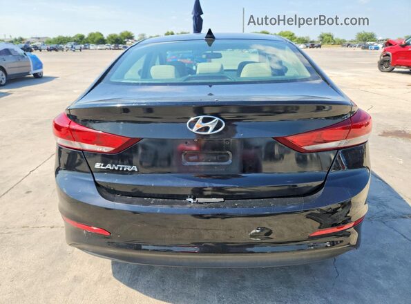 KMHD84LF2HU272518 2017 HYUNDAI ELANTRA Black Widok z tyłu