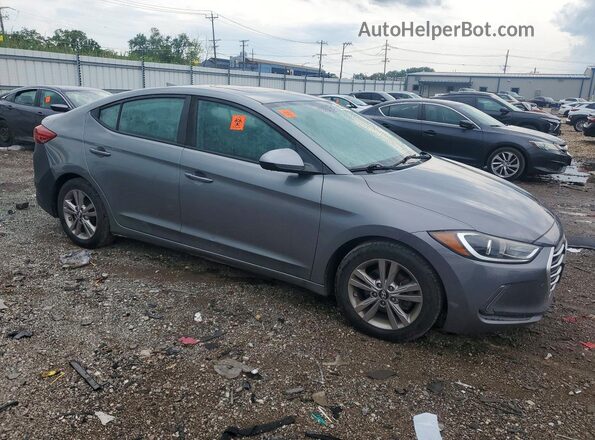 KMHD84LF2HU386017 2017 HYUNDAI ELANTRA Gray წინა მარჯვენა