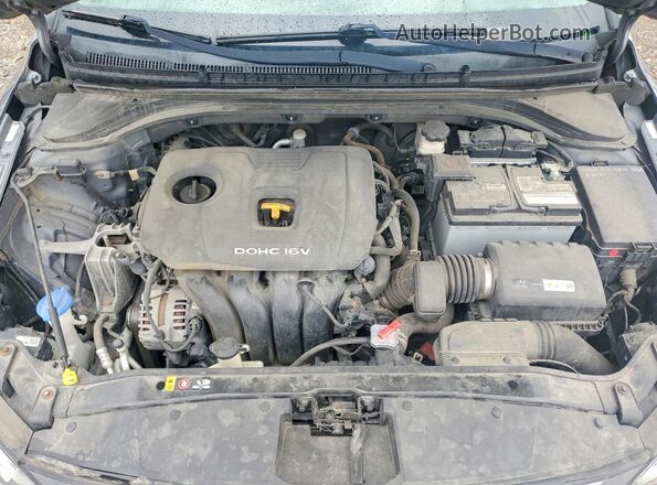 KMHD84LF2HU386017 2017 HYUNDAI ELANTRA Gray უკანა სალონის ხედი