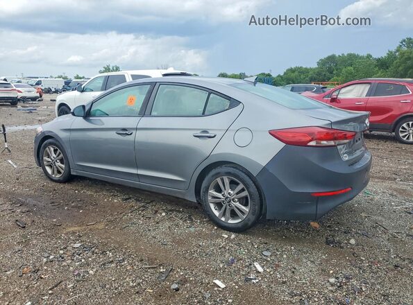 KMHD84LF2HU386017 2017 HYUNDAI ELANTRA Gray უკანა მარცხენა