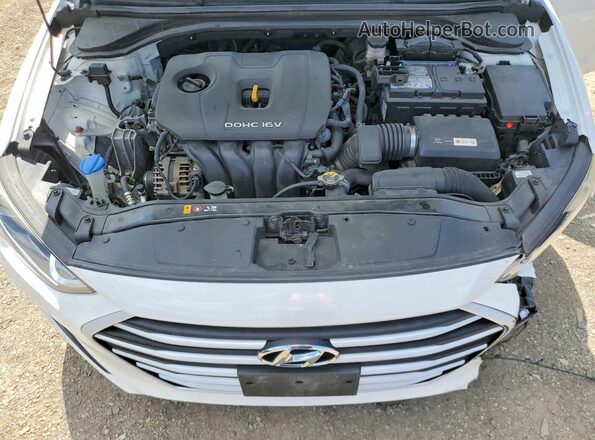 KMHD84LF2HU400479 2017 HYUNDAI ELANTRA Белый Вид задней части салона