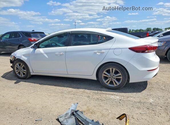 KMHD84LF2HU400479 2017 HYUNDAI ELANTRA Белый Задняя левая четверть