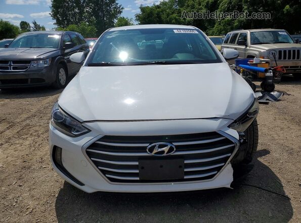 KMHD84LF2HU400479 2017 HYUNDAI ELANTRA Белый Вид спереди