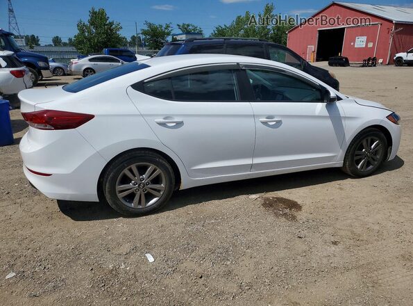 KMHD84LF2HU400479 2017 HYUNDAI ELANTRA Белый Задняя правая четверть