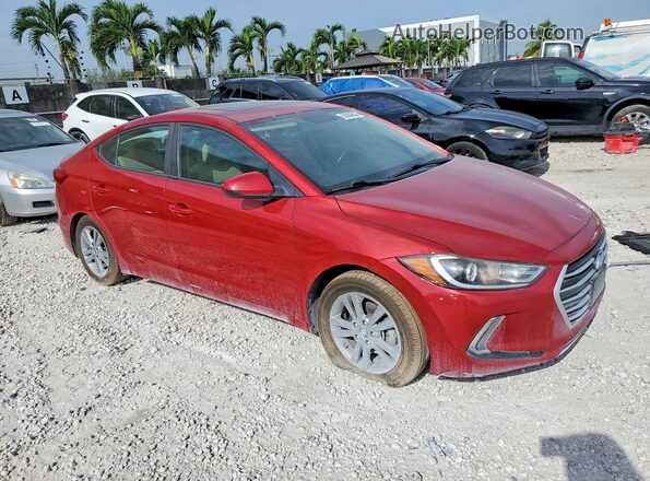 KMHD84LF2HU423289 2017 HYUNDAI ELANTRA Red წინა მარჯვენა