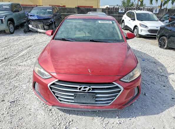 KMHD84LF2HU423289 2017 HYUNDAI ELANTRA Red წინა ხედი