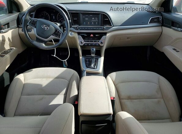 KMHD84LF2HU423289 2017 HYUNDAI ELANTRA Red წინა პანელის ხედი