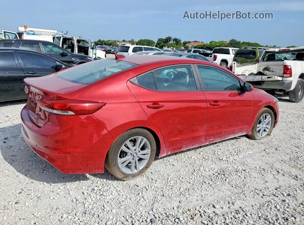 KMHD84LF2HU423289 2017 HYUNDAI ELANTRA Red უკანა მარჯვენა
