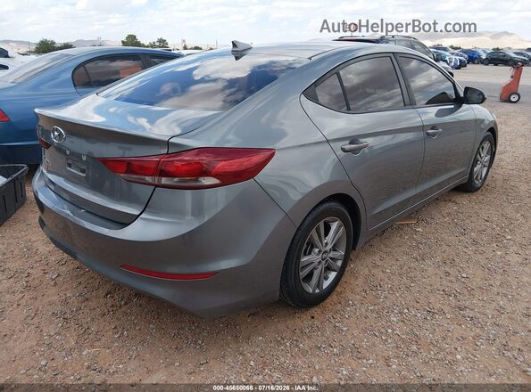 KMHD84LF2JU608786 2018 HYUNDAI ELANTRA Gray Trasero derecho