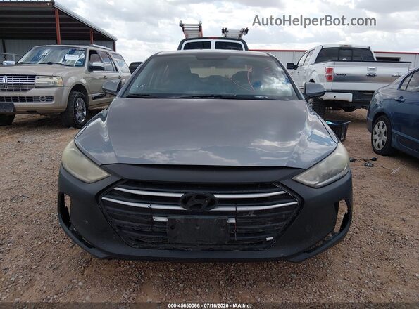 KMHD84LF2JU608786 2018 HYUNDAI ELANTRA Gray Vista del cuadro de instrumentos