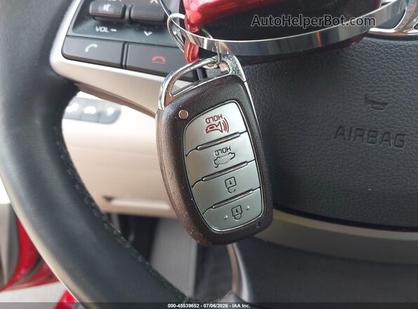 KMHD84LF2JU610991 2018 HYUNDAI ELANTRA Maroon Dashboard view
