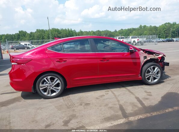 KMHD84LF2JU610991 2018 HYUNDAI ELANTRA Maroon 360 interior view