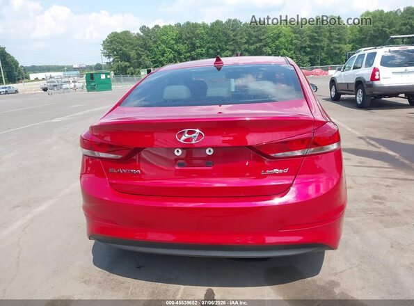 KMHD84LF2JU610991 2018 HYUNDAI ELANTRA Maroon 