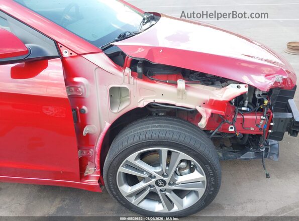 KMHD84LF2JU610991 2018 HYUNDAI ELANTRA Maroon 