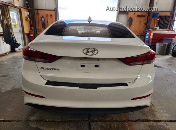 KMHD84LF2JU675002 2018 HYUNDAI ELANTRA White Vista trasera