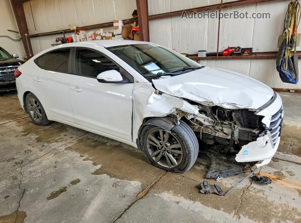 KMHD84LF2JU675002 2018 HYUNDAI ELANTRA White Delantero derecho