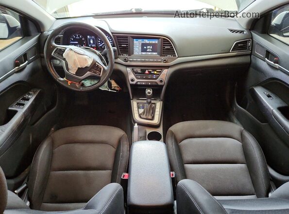 KMHD84LF2JU675002 2018 HYUNDAI ELANTRA White Vista del salpicadero