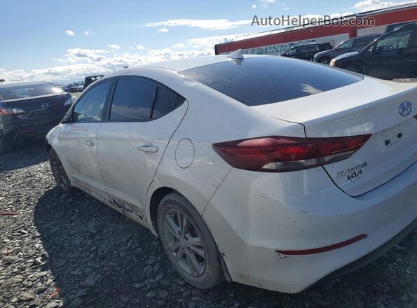 KMHD84LF2JU691037 2018 HYUNDAI ELANTRA White Rear left