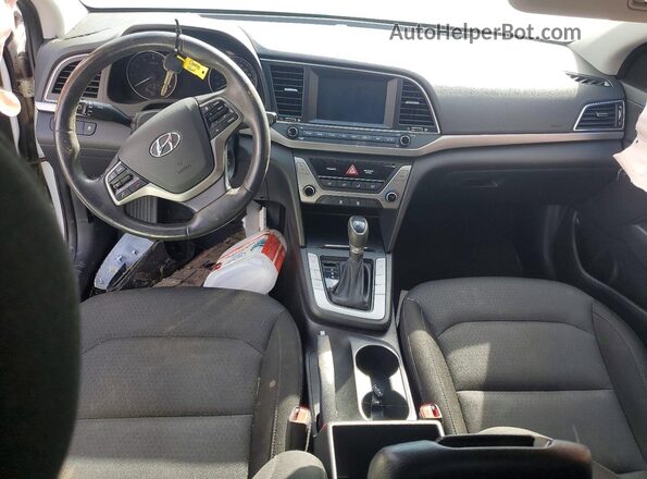 KMHD84LF2JU691037 2018 HYUNDAI ELANTRA White Dashboard view