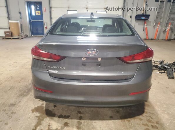 KMHD84LF2JU699266 2018 HYUNDAI ELANTRA Gray Вид ззаду