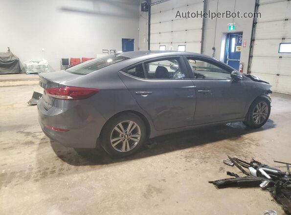 KMHD84LF2JU699266 2018 HYUNDAI ELANTRA Gray Задня права чверть