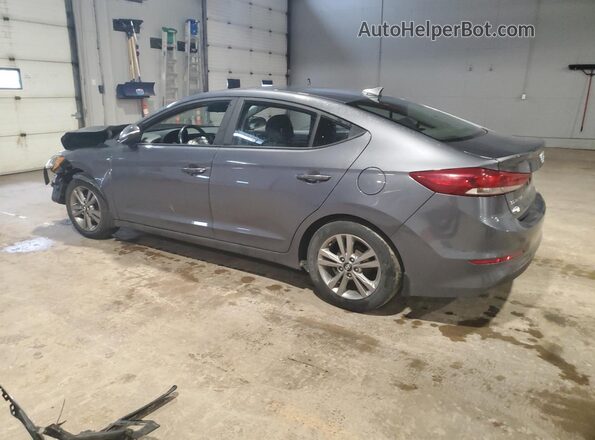 KMHD84LF2JU699266 2018 HYUNDAI ELANTRA Gray Задня ліва чверть