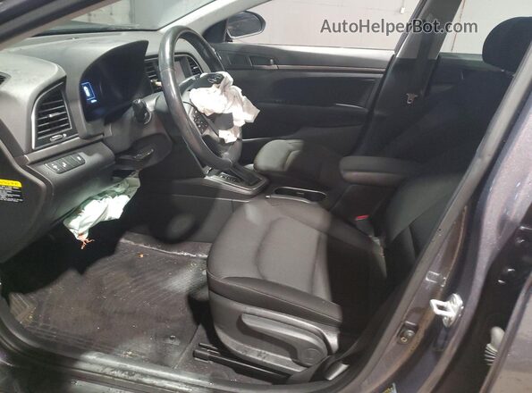 KMHD84LF2JU699266 2018 HYUNDAI ELANTRA Gray Вид салону спереду