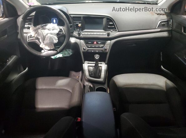 KMHD84LF2JU699266 2018 HYUNDAI ELANTRA Gray Вид панелі приладів