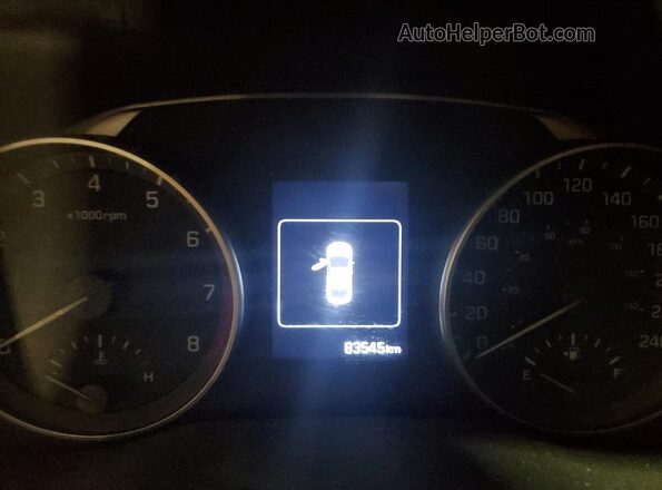 KMHD84LF2JU699266 2018 HYUNDAI ELANTRA Gray Вид щитка приладів