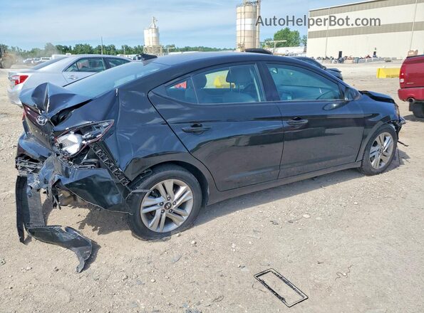 KMHD84LF2KU746197 2019 HYUNDAI ELANTRA Black უკანა მარჯვენა