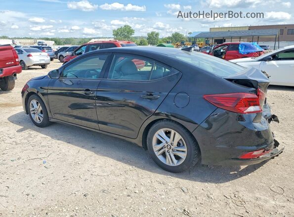 KMHD84LF2KU746197 2019 HYUNDAI ELANTRA Black უკანა მარცხენა