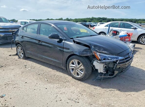 KMHD84LF2KU746197 2019 HYUNDAI ELANTRA Black წინა მარჯვენა