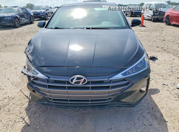 KMHD84LF2KU746197 2019 HYUNDAI ELANTRA Black წინა ხედი