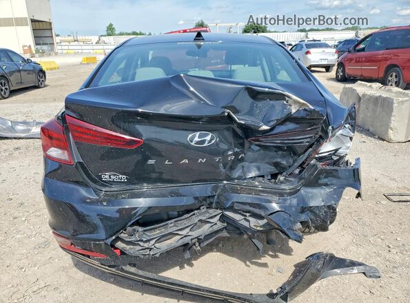 KMHD84LF2KU746197 2019 HYUNDAI ELANTRA Black უკანა ხედი