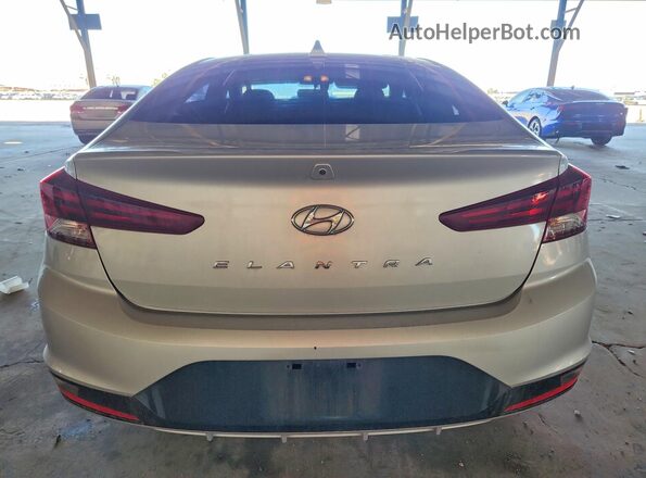 KMHD84LF2KU756020 2019 HYUNDAI ELANTRA Silver Rear view