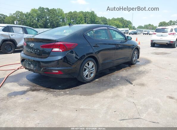 KMHD84LF2KU822288 2019 HYUNDAI ELANTRA Black Հետևի աջ