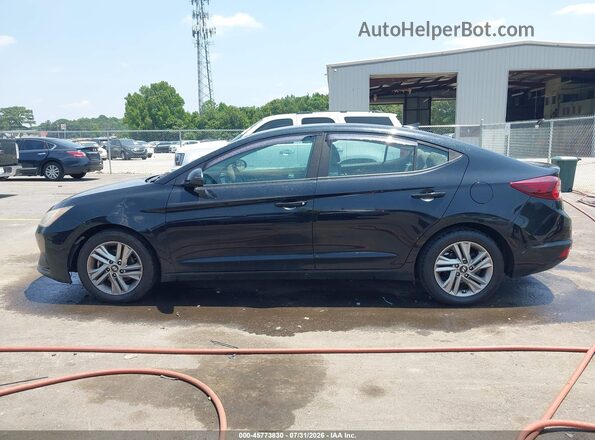 KMHD84LF2KU822288 2019 HYUNDAI ELANTRA Black Սալոնի 360 աստիճան տեսք