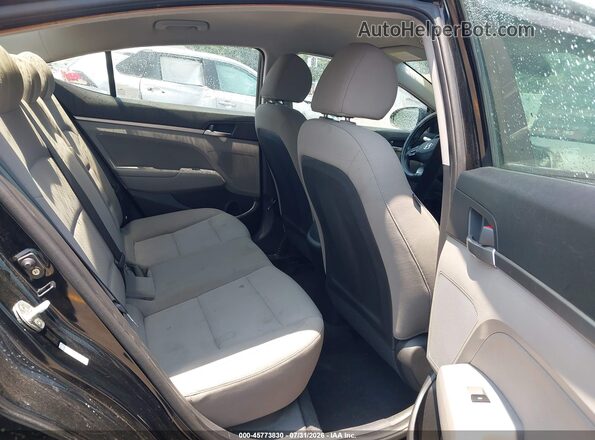 KMHD84LF2KU822288 2019 HYUNDAI ELANTRA Black VIN կոդի պիտակի տեսք