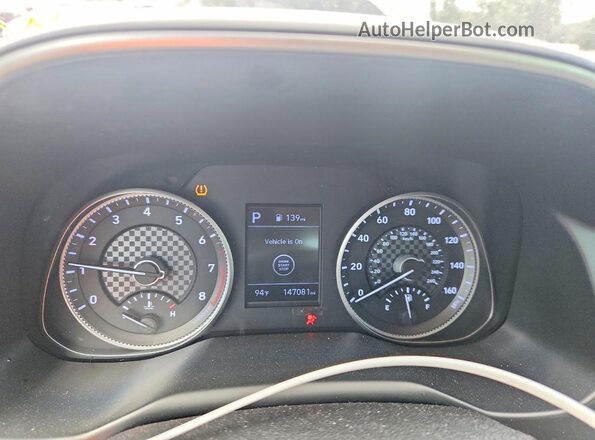 KMHD84LF2LU009549 2020 HYUNDAI ELANTRA Silver ხელსაწყოთა პანელის ხედი