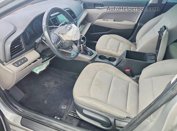 KMHD84LF2LU009549 2020 HYUNDAI ELANTRA Silver წინა სალონის ხედი
