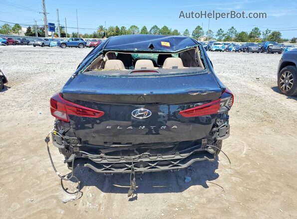 KMHD84LF2LU073946 2020 HYUNDAI ELANTRA Black უკანა ხედი