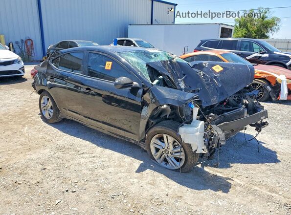 KMHD84LF2LU073946 2020 HYUNDAI ELANTRA Black წინა მარჯვენა
