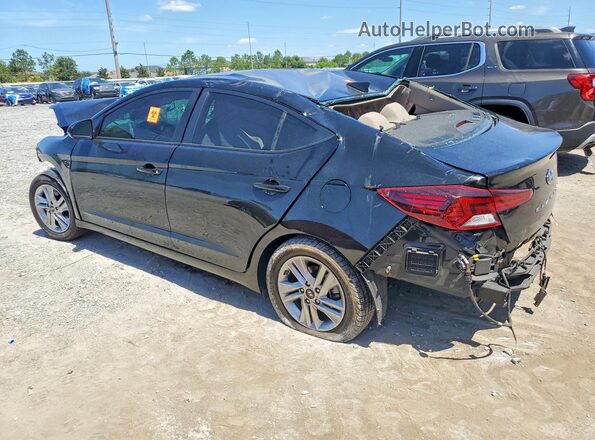 KMHD84LF2LU073946 2020 HYUNDAI ELANTRA Black უკანა მარცხენა